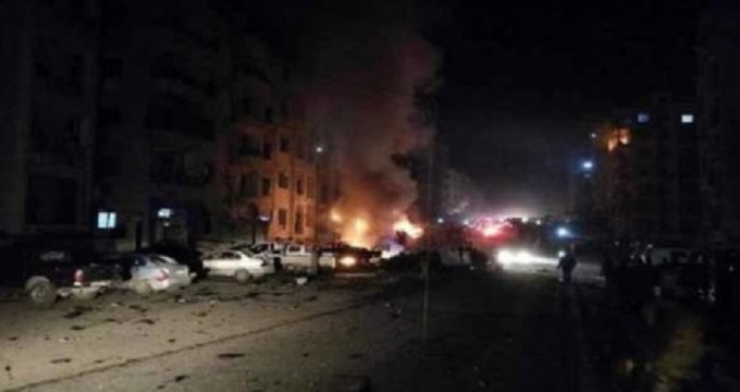 دهها کشته و زخمی بر اثر انفجار خودرو بمب گذاری شده در ادلب