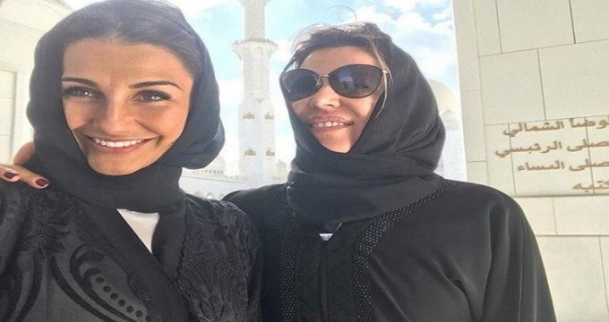 تصاویر همسران بازیکنان رئال مادرید، با حجاب در امارات