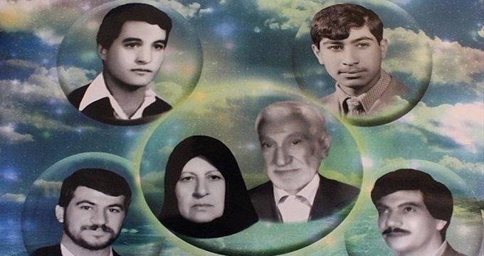 مادر 4 شهیدی که آرام گرفت