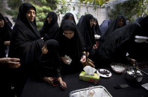 Shiite Muslims commemorate Ashura in Tehran,Iran