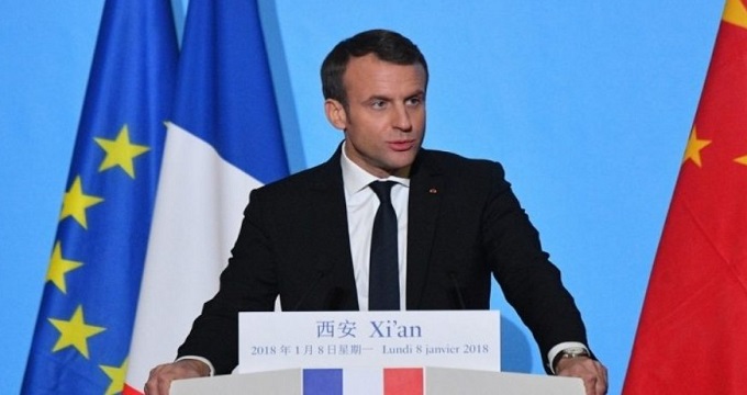 رییس جمهور فرانسه: چین باید فشار بر کره شمالی را افزایش دهد