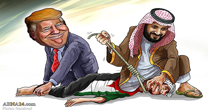 کاریکاتور/ آمریکا و معامله قرن برای حذف فلسطین!
