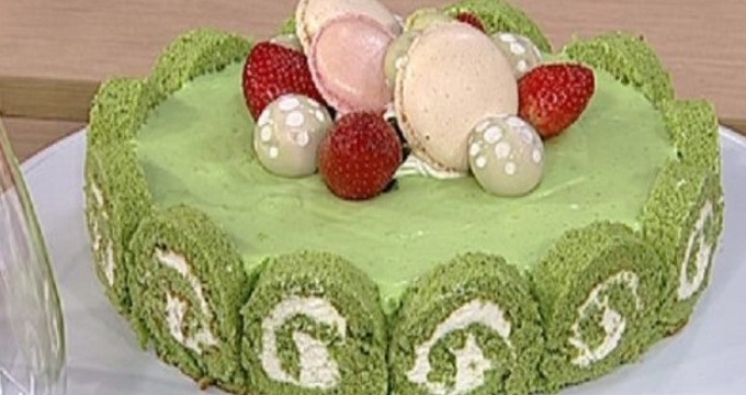 شیرینی ها/ کیک چای سبز یک انتخاب متفاوت برای دورهمی های دوستانه