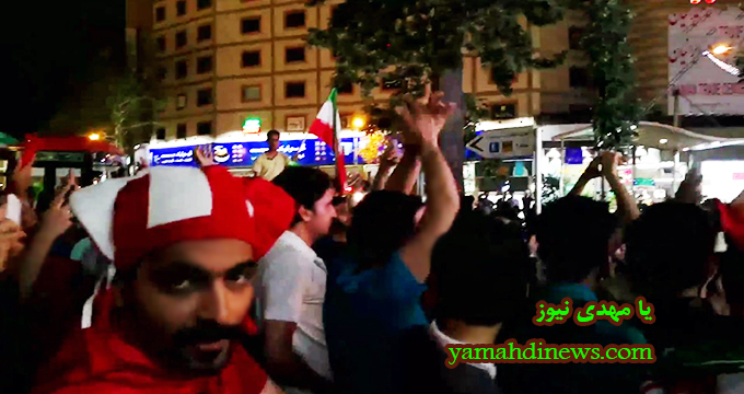فیلم / گل ایران و شادی هواداران در خیابان