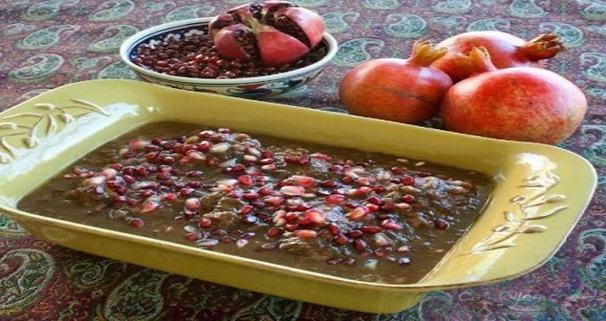 «انار بیج»، خورشت خوشمزه گیلانی ها برای شب یلدا