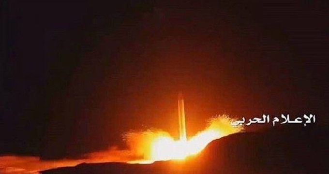 حمله موشکی انصارالله یمن به انبار شرکت آرامکو