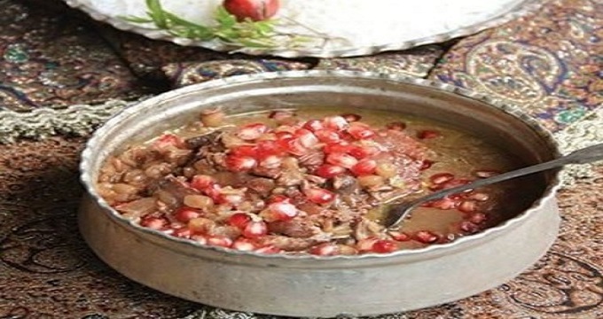 خورشت انار مسمی، یلدایی ترین غذای سال