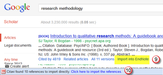 ورود مآخذ و منابع از گوگل دانش‌پژوه به نرم افزار مقاله‌نویسی سیتاوی