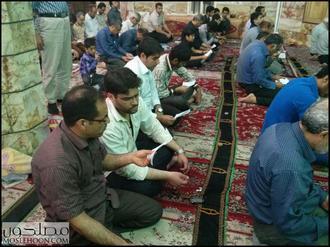 نماز دسته جمعی لیله الرغایب مسجد رضوان اهواز