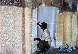 مسجد جامع ارومیه مرمت محراب