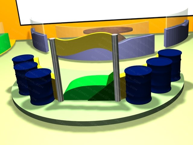 طراحی غرفه ی نمایشگاهی نفت پاسارگاد