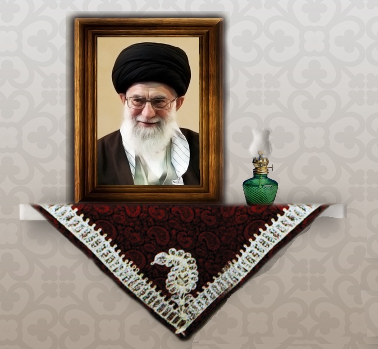 قاب عکس امام و رهبری