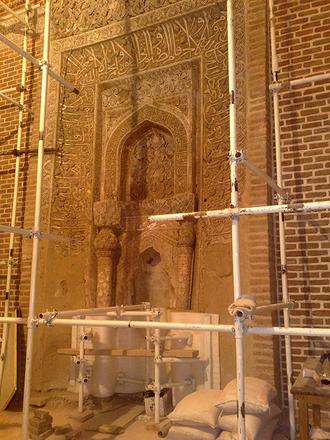 محراب مسجد جامع مرند-عکس از خانم هاجر مقبولی