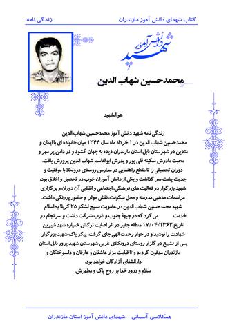 شهید محمدحسین شهاب الدین