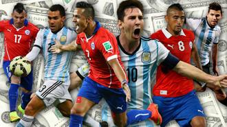 نتیجه نهایی بازی آرژانتین شیلی 18 خرداد کوپا امریکا