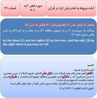 آیات مربوط به امام زمان در قرآن