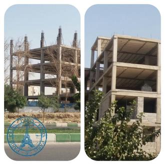 اجرای اسکلت بتنی