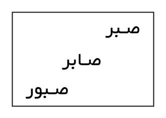 کلمات هم خانواده - تقویت حافظه دیداری 