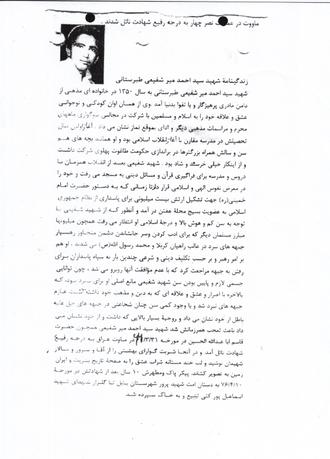 شهید سید احمد میرشفیعی