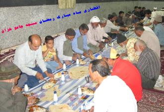 مسجد جامع روستای خزان افطاری روستای خزان