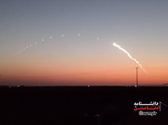 تصاویر ارسالی از موشک بالستیک جدید آزمایش موشک جدید ایران