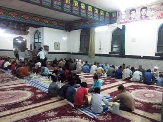 سنت افطازی مسجد جامع خزان روستای خزان