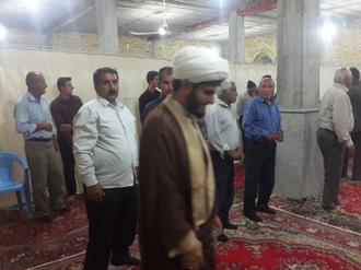 برگزاری نماز جماعت با حضور امام جمعه شهر ششده