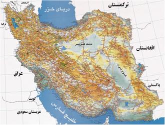 نقشه راه های ایران
