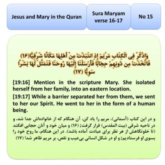 Jesus and mary in Quran