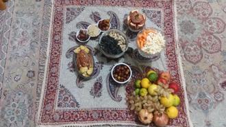 سفره ی شب لالــِ شو