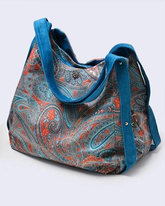 کیف های پارچه ای تولیدی پوشاک شیما مدل سارا طرح بته جقه 2