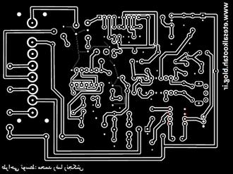 طرح فیبر مدار مبدل تیونر تلویزیون به گیرنده ی 50 تا 900 مگاهرتز طراحی محمدرضا رنجکش