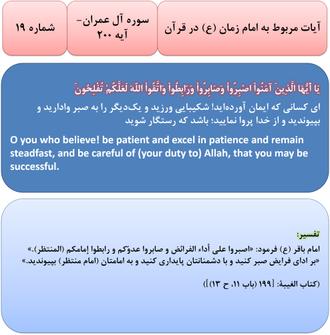 آیات مربوط به امام زمان(ع) در قرآن