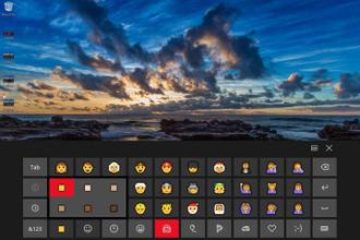 Touch Keyboard Emoji