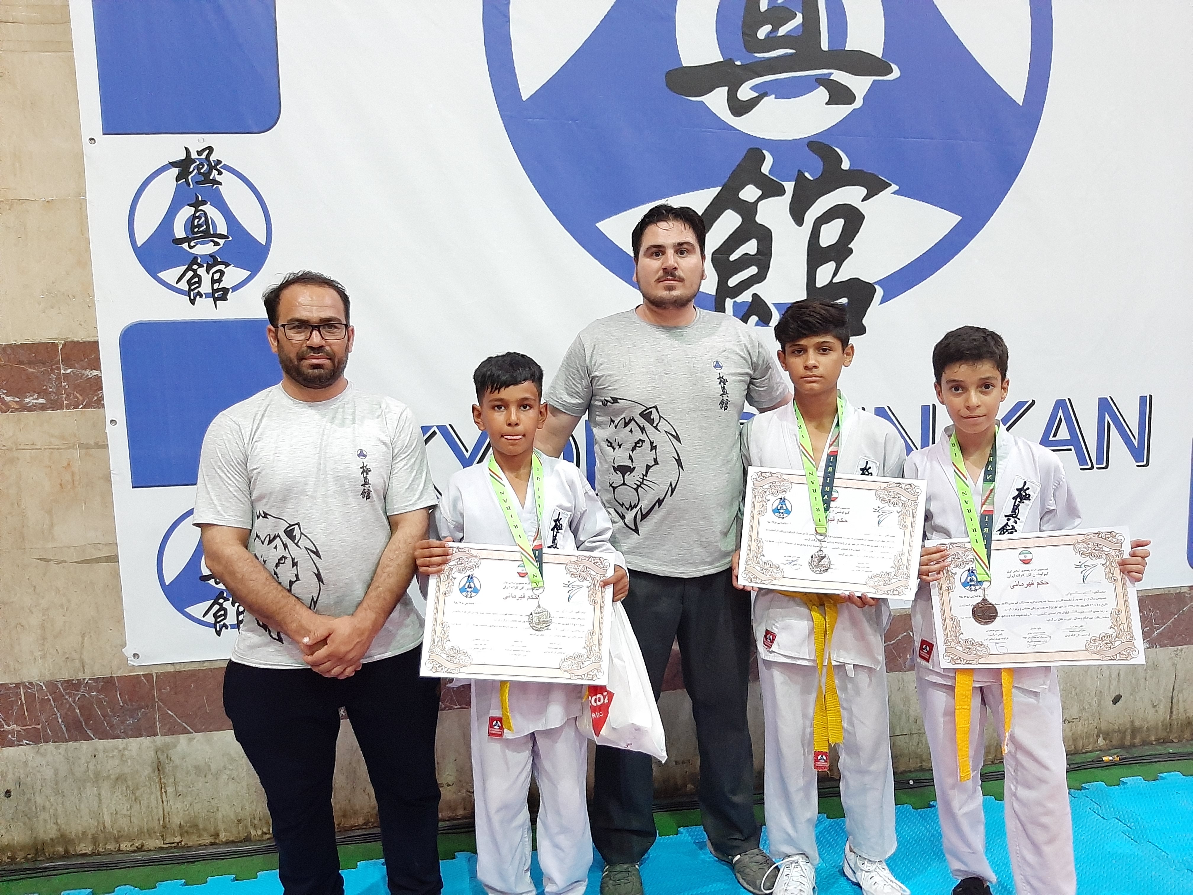 کسب سه مدال و سهمیه مسابقات آسیایی 2020 توسط کیوکوشین کان کاراته استان همدان