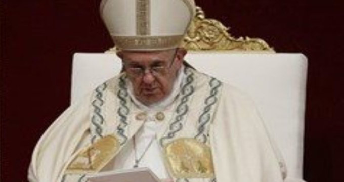 پاپ حملات شیمیایی در سوریه را محکوم کرد