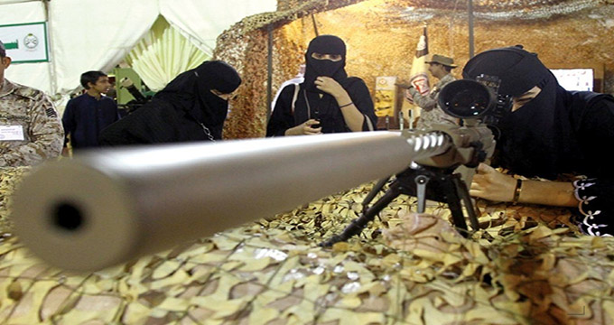 زنان عربستانی به سربازی می‌روند!