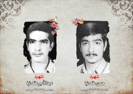 شهیدان حسن و عبدالامیر ملک نیا
