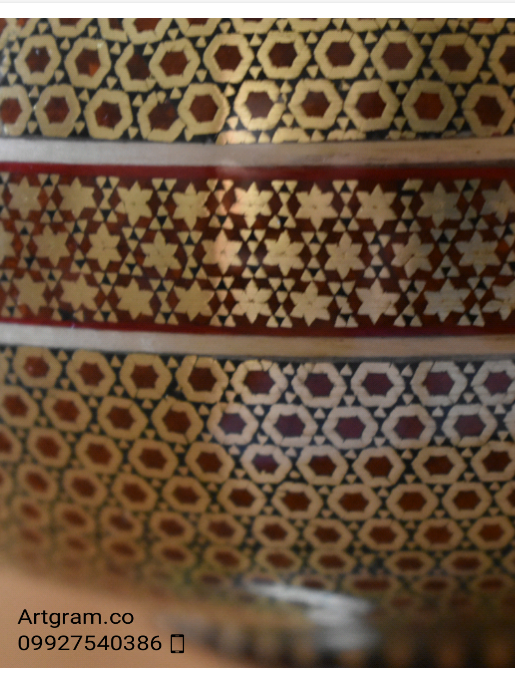شکلات خوری خاتم کاری،خاتم کاری