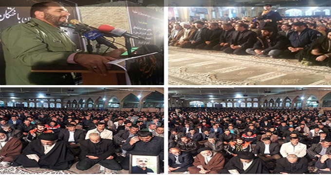مراسم یادبود سانحه هوایی تهران-یاسوج در کهگیلویه و بویراحمد