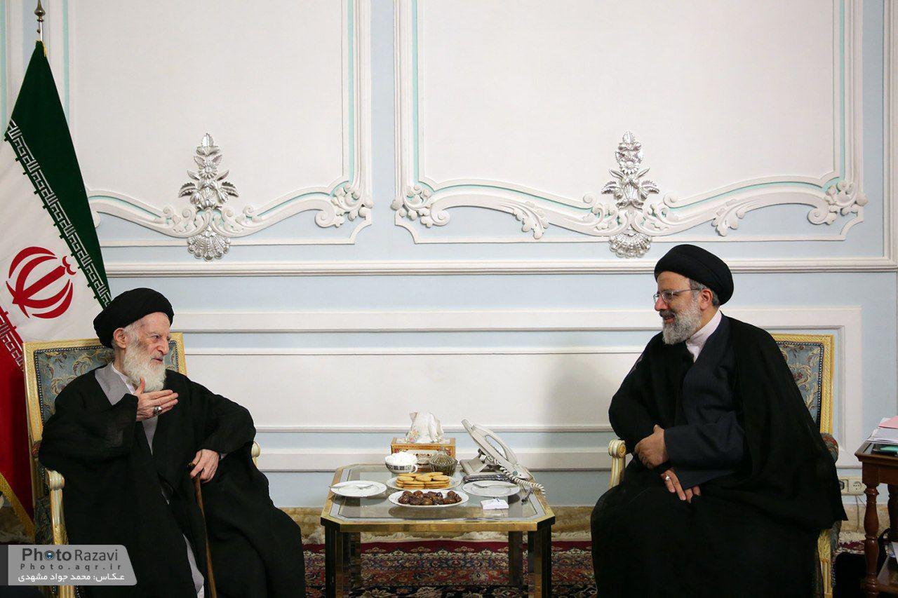 آیت اللهالعظمی شبیری زنجانی با حجتالاسلام رئیسی دیدار کرد