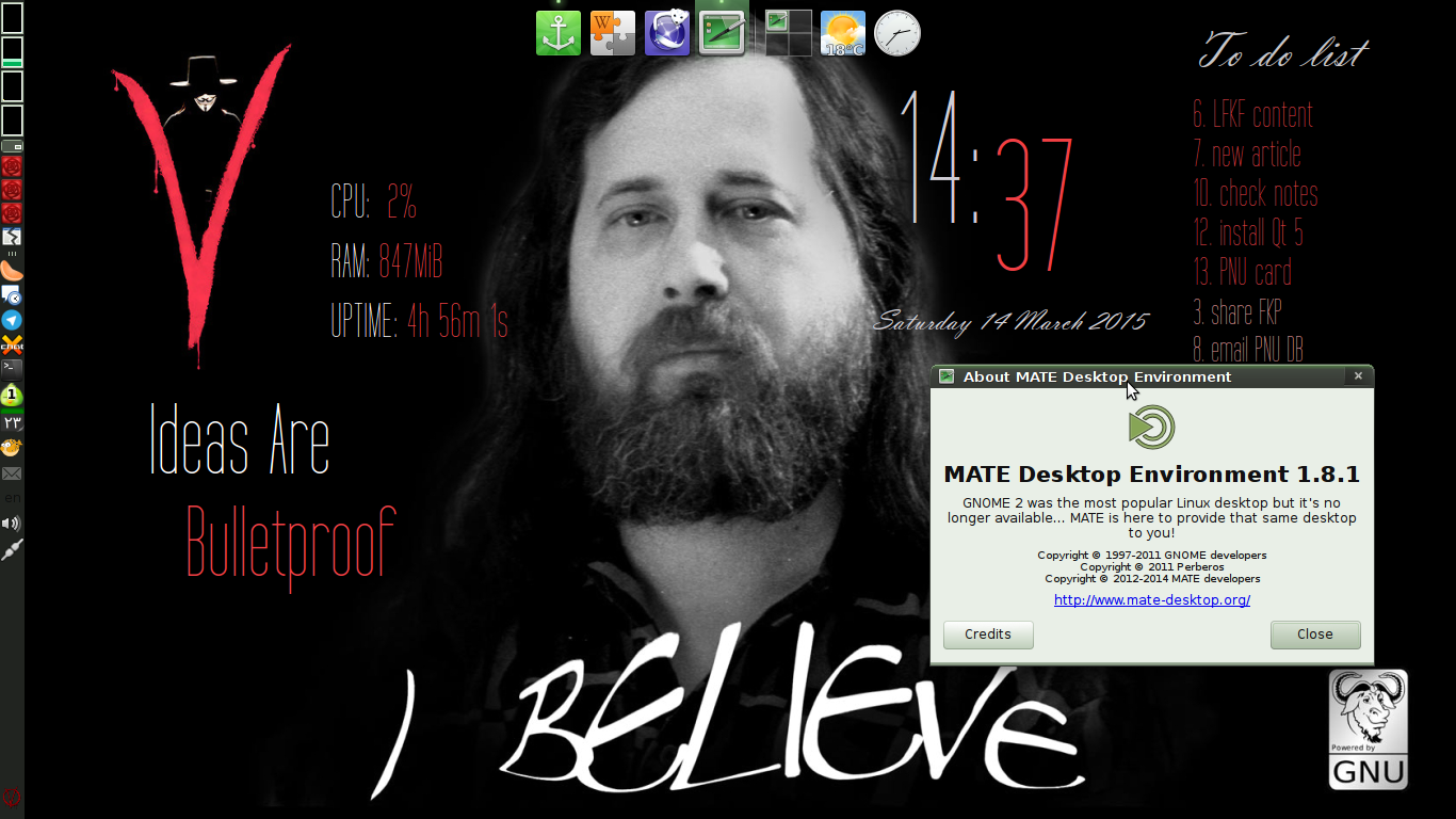 MATE Desktop Screenshot MATE Desktop Screenshot