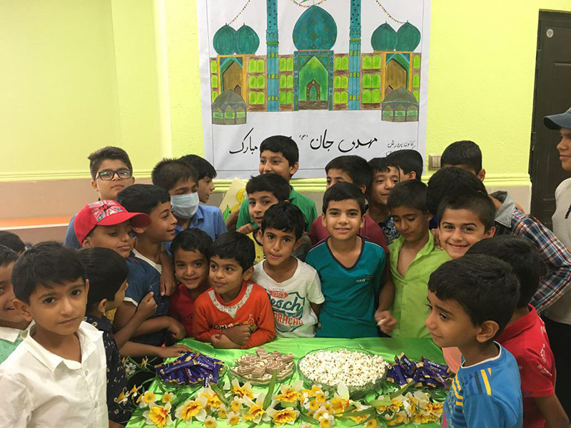 جشن کودکان سیرافی برای امام زمان (عج)