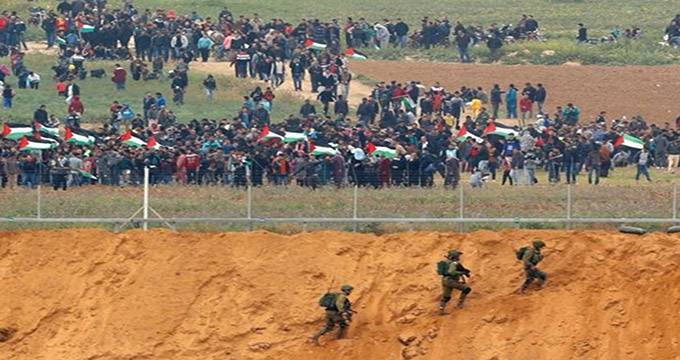 شهادت 10 فلسطینی در "راهپیمایی بازگشت"