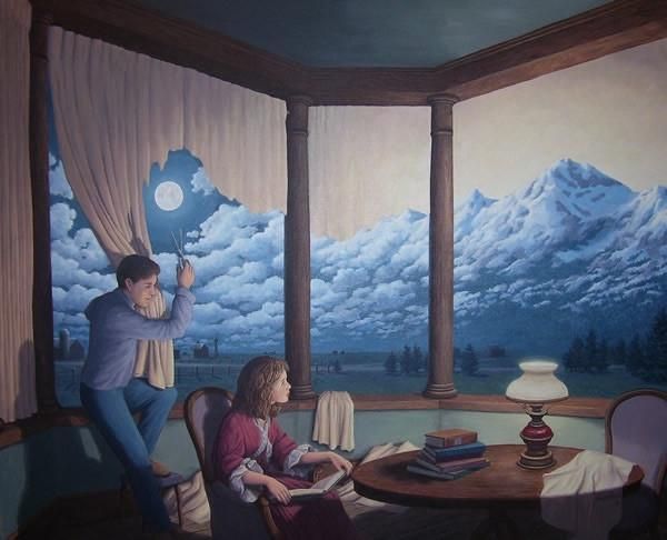 Rob Gonsalves Magical Realism Paintings