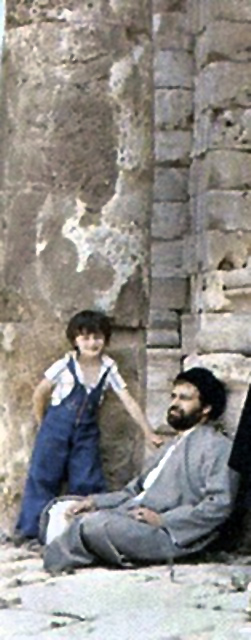 حاج سید احمد خمینی و فرزندش سید حسن خمینی