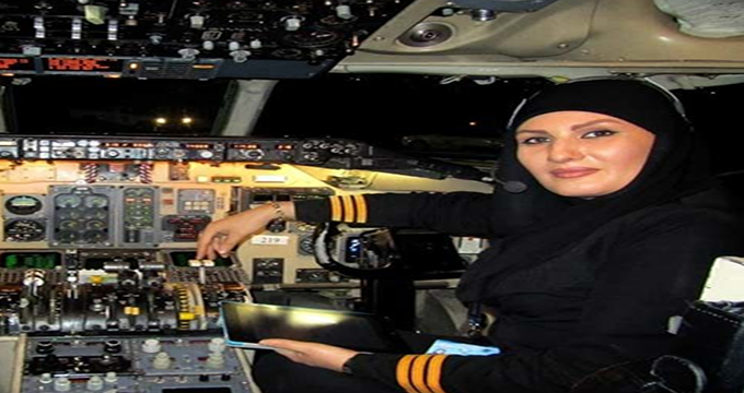 گفت‌و‌گو با جوان‌ترین خلبان زن ایرانی