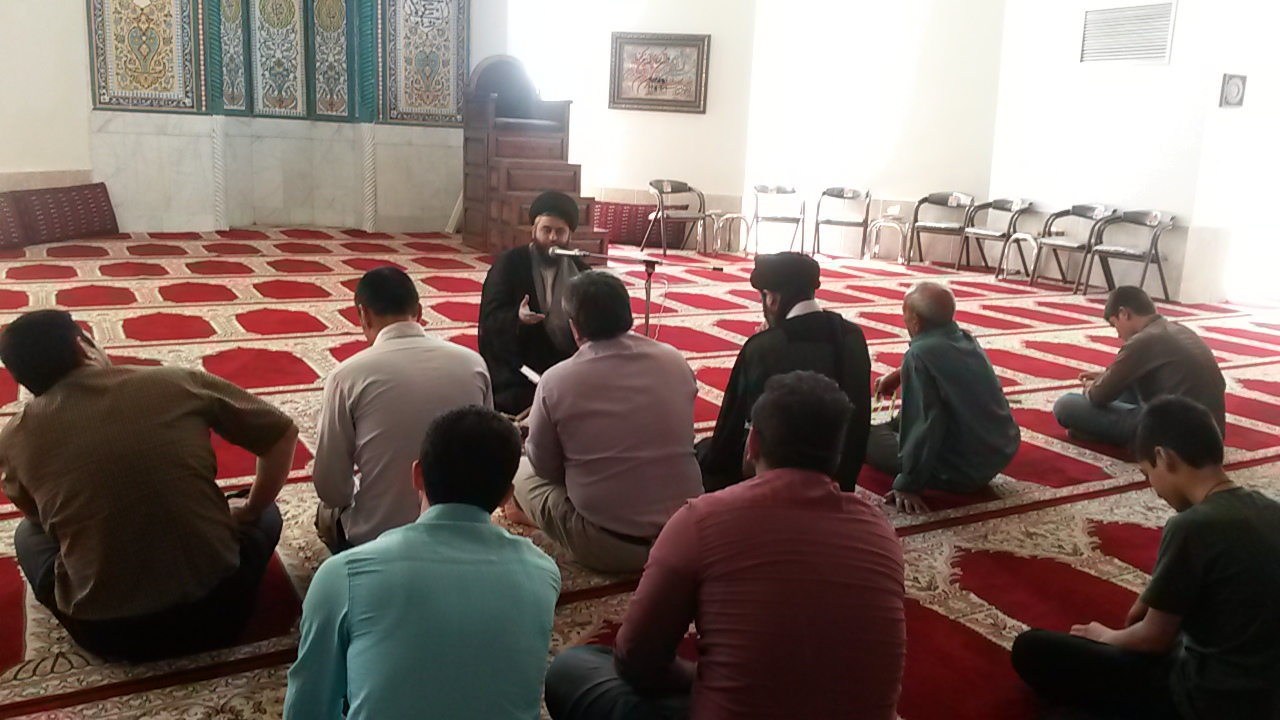 مجلس ذکر توسل در روز اول ماه رمضان در مسجد امام خمینی مشهد