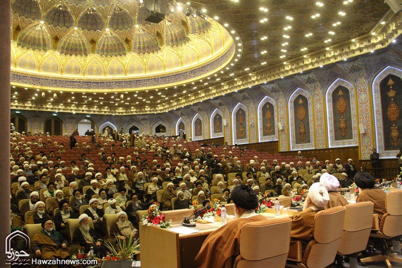 حضور حجت الاسلام و المسلمین اروجی در نهمین دوره اجلاسیه سراسری جامعه مدرسین و علمای بلاد