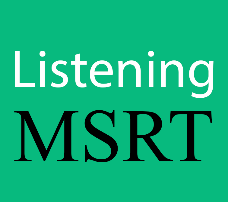 بخش شنیداری (Listening) آزمون زبان MSRT